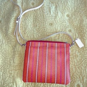 Coach Orange & Pink Crossbody bag